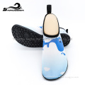 Blue waterproof diving shoes